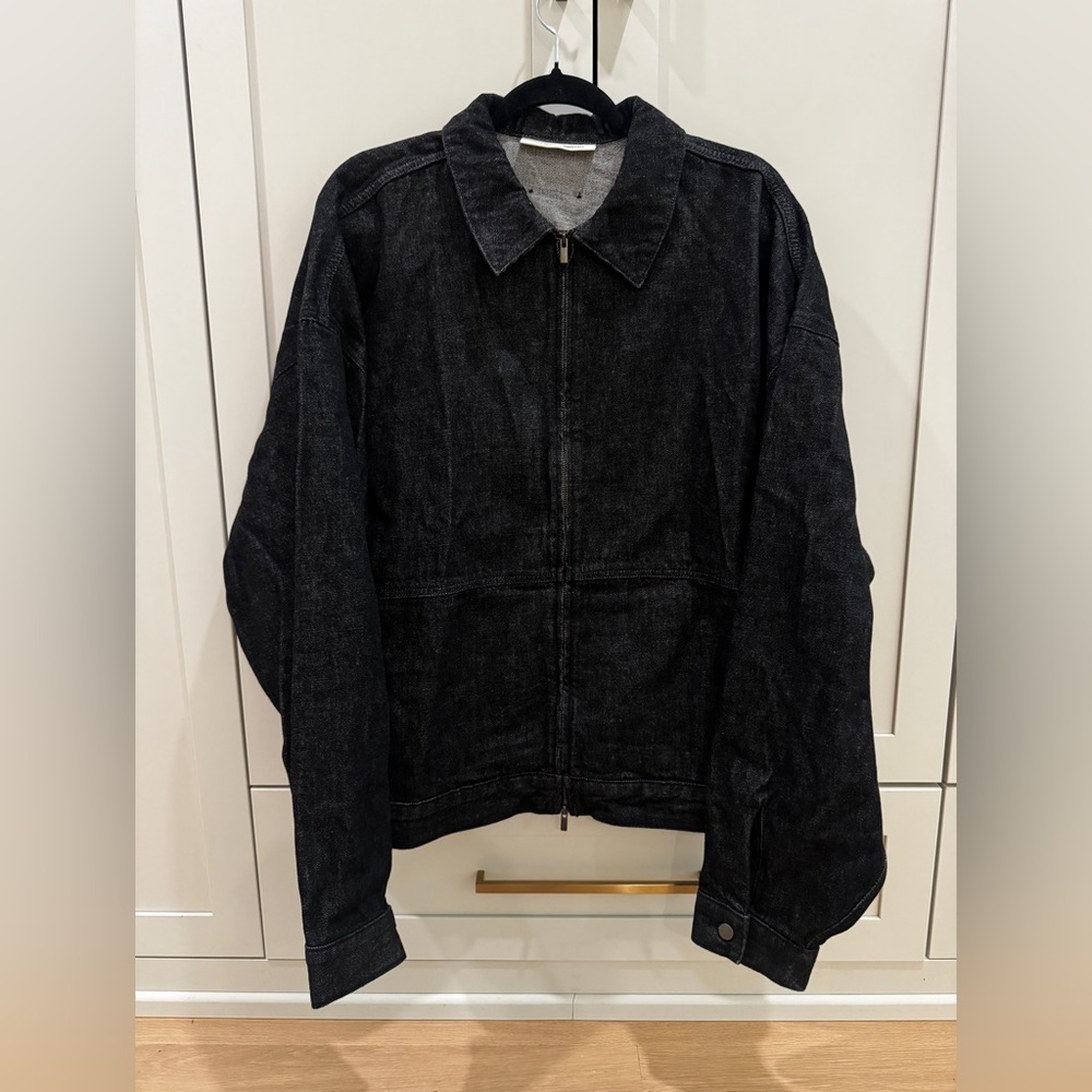 Fear of God Black Denim Jacket with Hangtag NWT